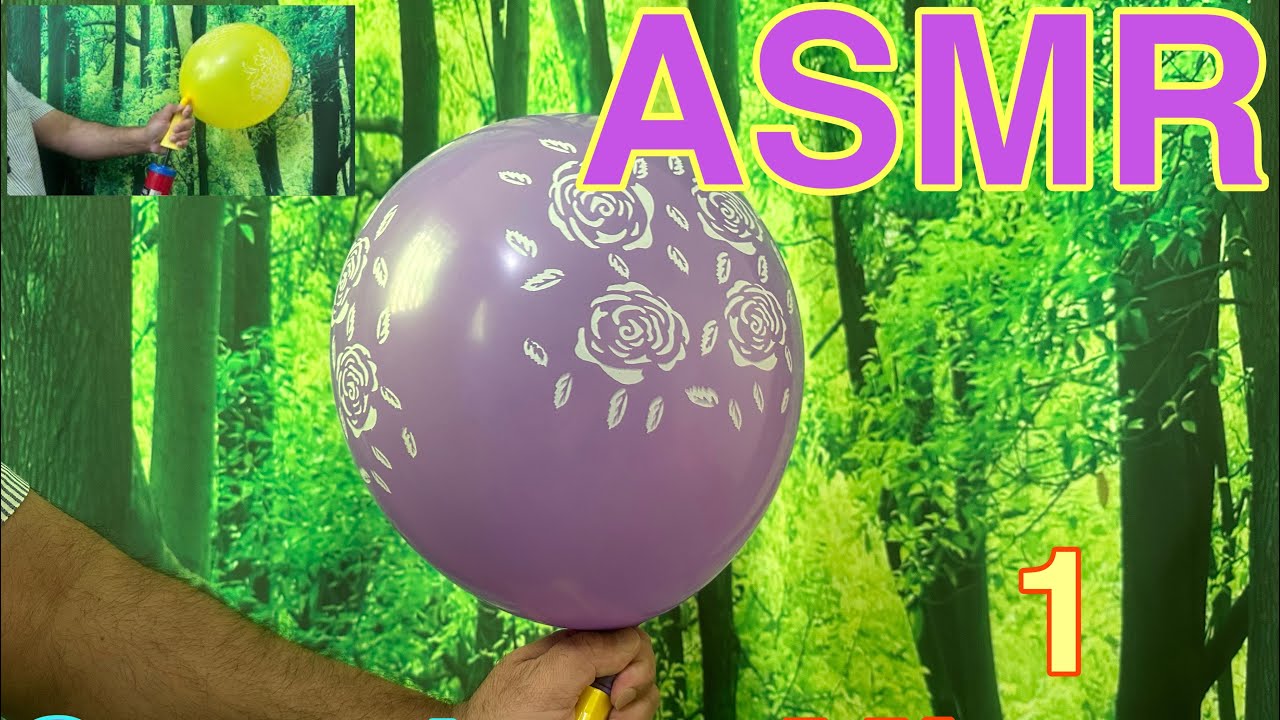 😃 ASMR 🤣 | asmr sounds | 1 minute video | inflating & deflating 🎈🎈 ...