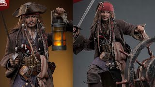 New hot toys pirates of the Caribbean jack sparrow action figure fully revealed