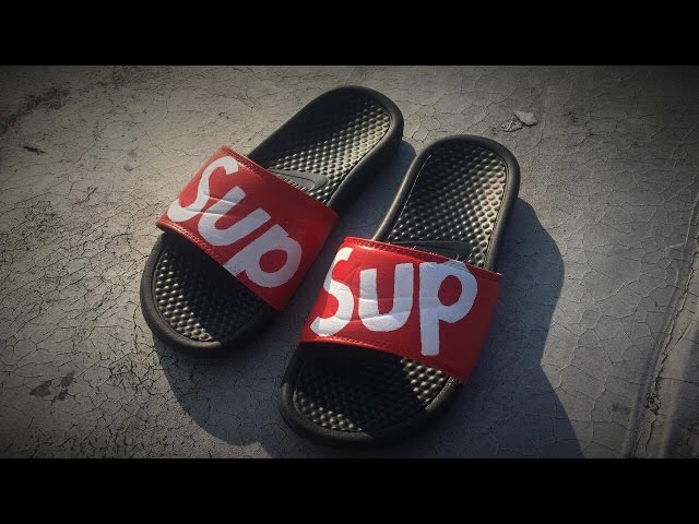 supreme nike slides