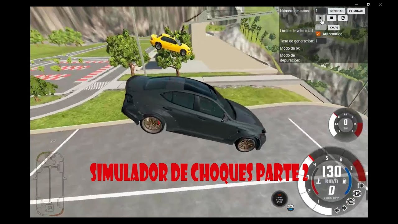 Jugando al simulador de choques (BeamNG Drive) Parte 2 YouTube