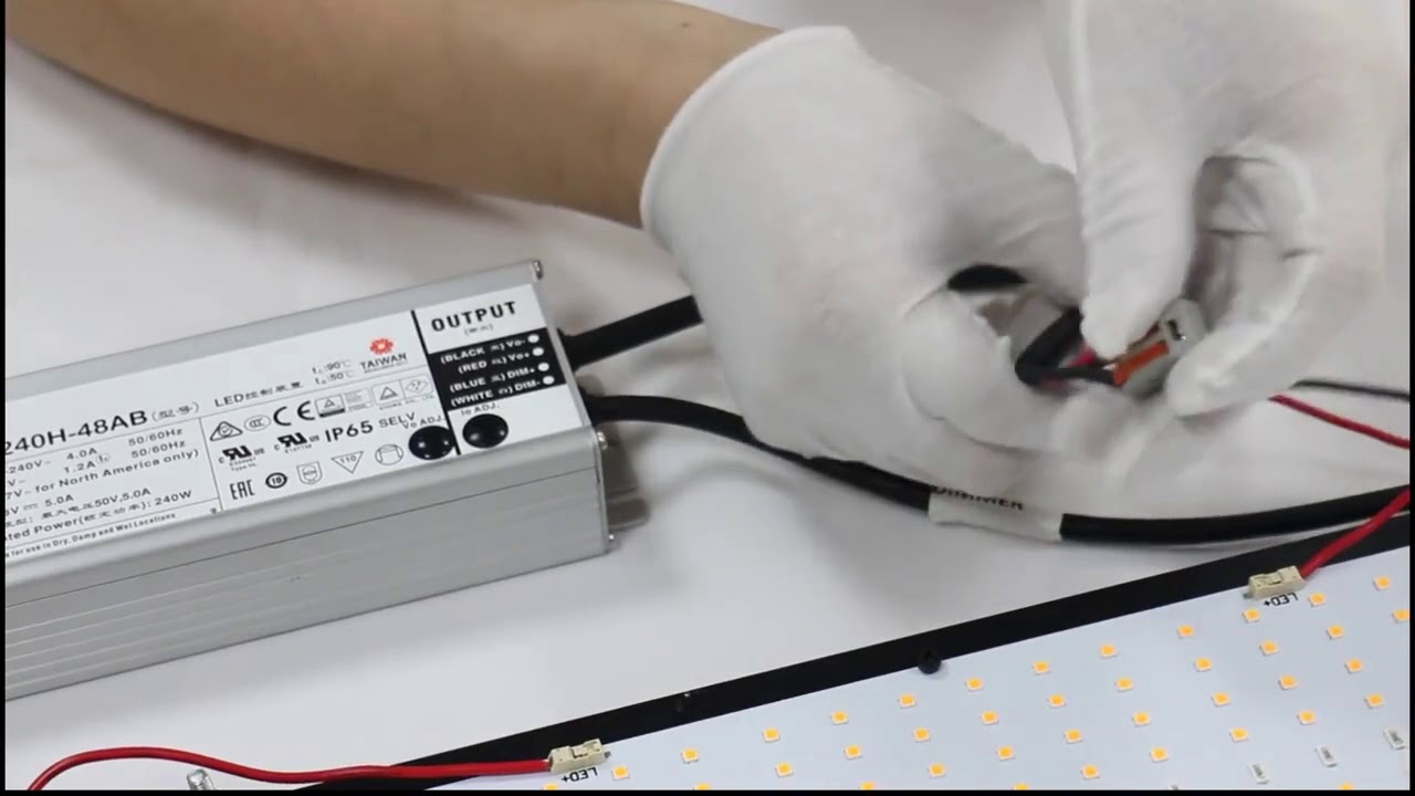 MEIJIU 240W Led Grow Light WIth Separeat Heat Sink