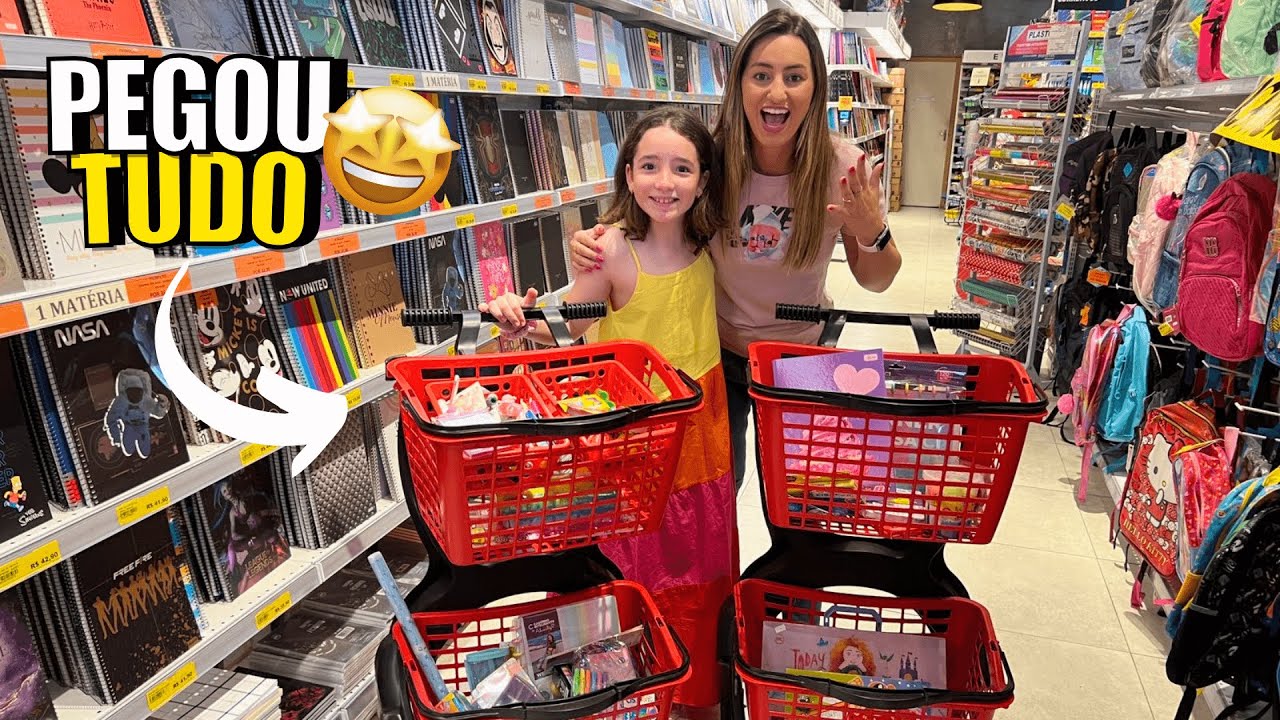 ELA PEGOU TUDO NA PAPELARIA | PAPELARIA ART PEL