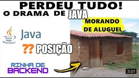 O JAVA TANKOU O RINHA DE BACKEND?