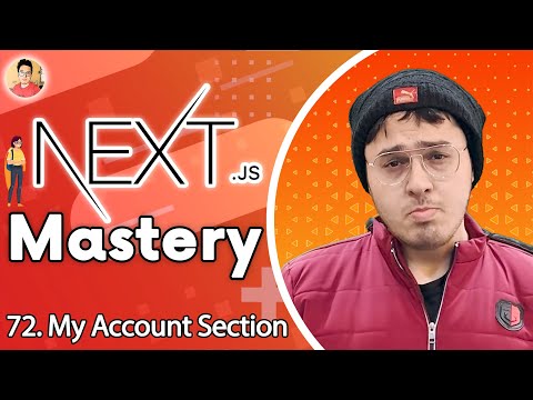 Creating MyAccount Section for CodesWear | NextJs Tutorial for Beginners #72