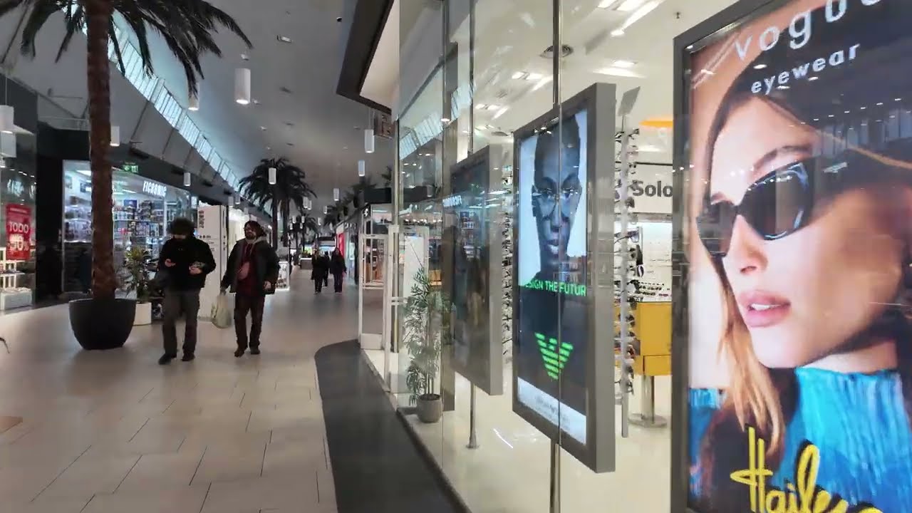 Mall Virtual Walk 2º round: EL SALER Valencia Spain Walking Tour 4K video // ASMR Ambient Sounds