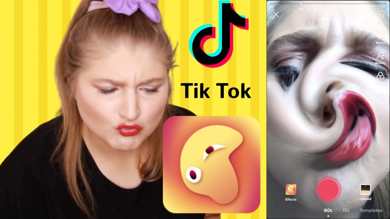 I Tried Doing My Makeup Using The Tiktok Whirlpool Filter Effect Youtube