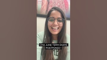 CMA EXAMS POSTPONED! HUGE UPDATE CMA  #aac #cmafoundation #cmainter #akashagarwalclasses