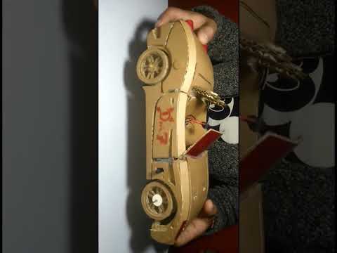 Como hacer un carro de carton