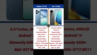 Realme 15T 5G VS Vivo T3 Ultra 5G Review &amp; Comparison #tech #smartphone #mobilelegends  #shorts