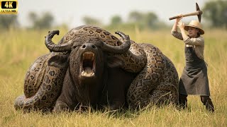 Heroic rescue team saves gentle mother buffalo from giant python attack Net Worth