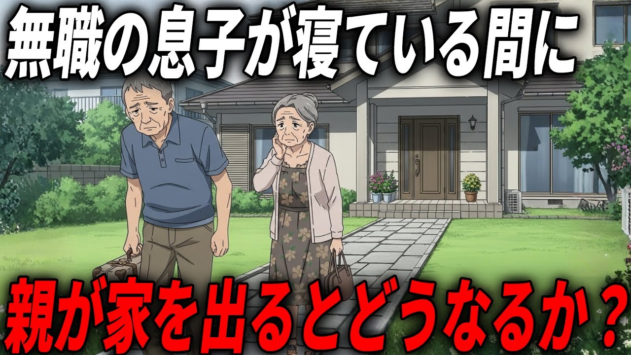 【8050問題】50代引きこもりの無職息子の寝ている間に両親が家を出るとどうなるのか？