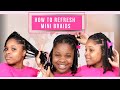 How to Revive and Maintain Your Mini Braids | Natural Hair Protective Style