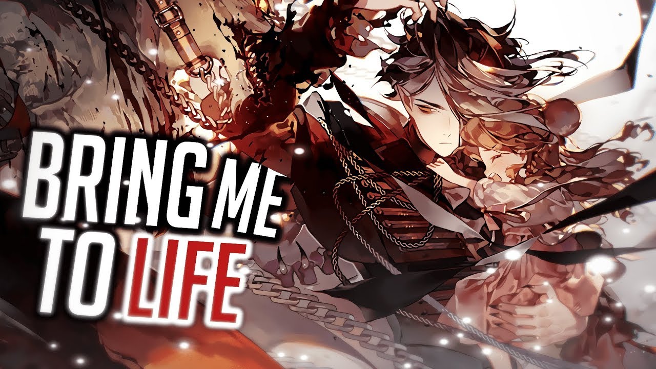 1 HOUR Nightcore - Bring Me to Life (Rock Version) (Lyrics)