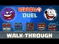 RED BALL 4 - "DUEL WALK-THROUGH" with BLUEBERRY & SOCCER BALL Complete Gameplay (Level 1-75)