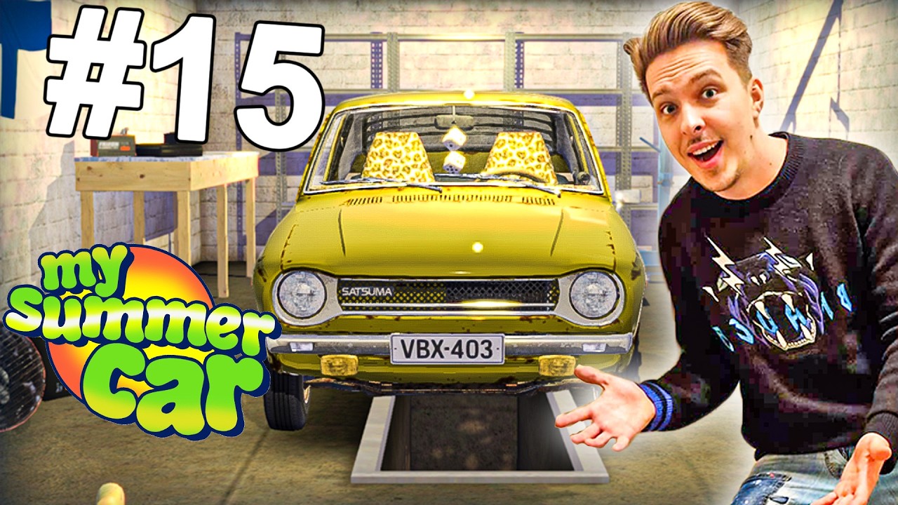 MOJE AUTO JEZDÍ!!! | MY SUMMER CAR #15!