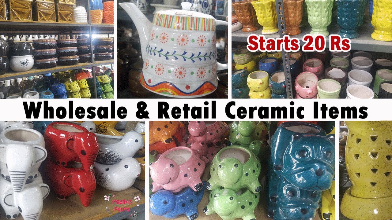 Buy Ceramic Pots from Wholesaler Ceramic Shop in Coimbatore