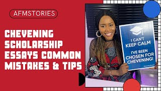 Chevening Scholarship Essays Common Mistakes & Tips