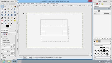 How to Flip Selection in GIMP