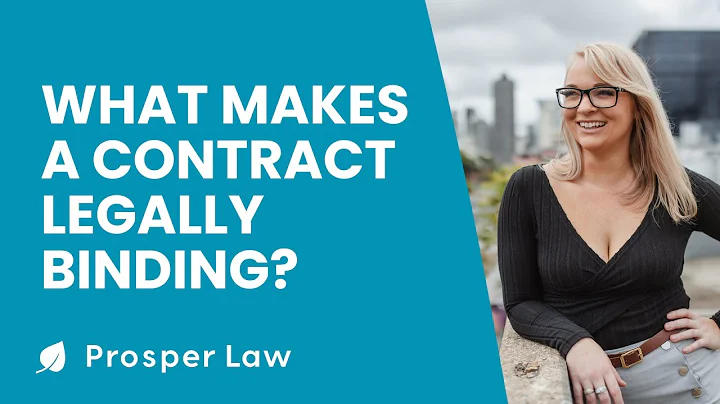 What Makes a Contract Legally Binding? | Contract Law Explained