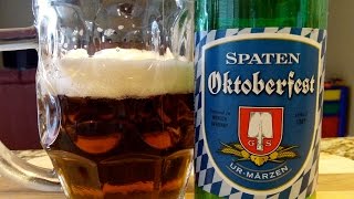 Spaten Oktoberfest - Marzen (5.9% ABV) DJs BrewTube Beer Review #630(To Subscribe: http://www.youtube.com/subscription_center?add_user=djsbrewtube Facebook Link: ..., 2014-10-07T18:00:09.000Z)