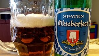 Spaten Oktoberfest - Marzen (5.9% ABV) DJs BrewTube Beer Review #630(To Subscribe: http://www.youtube.com/subscription_center?add_user=djsbrewtube Facebook Link: ..., 2014-10-07T18:00:09.000Z)