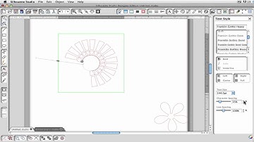 Silhouette: Using Type On A Path