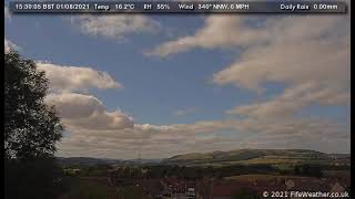 1 August 2021 - Lochgelly WeatherCam Timelapse
