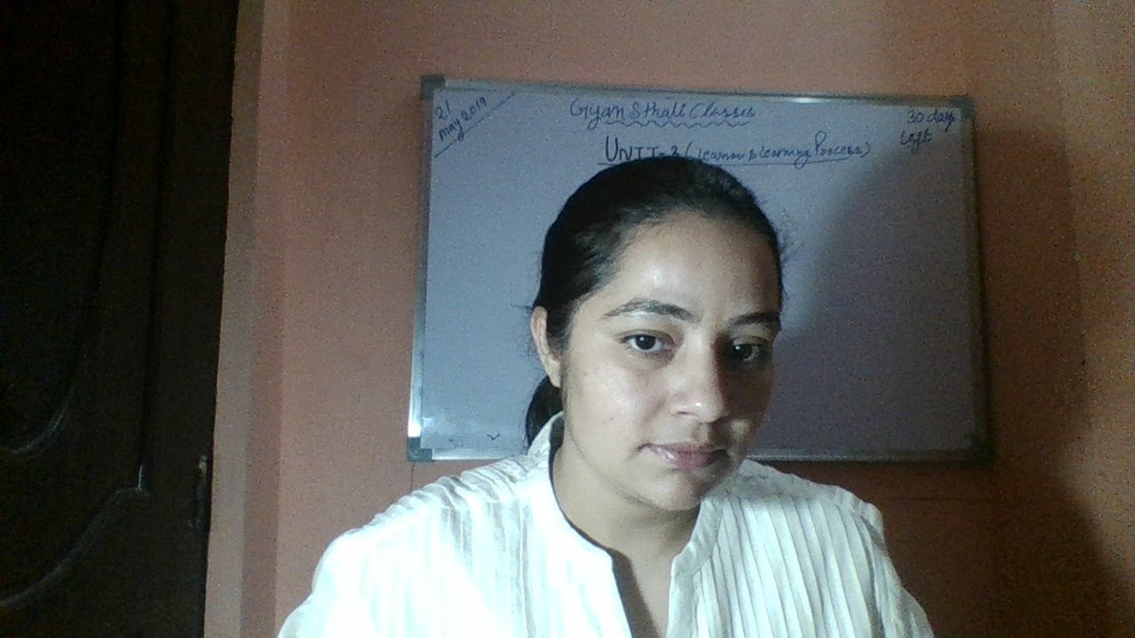 UNIT 3 LEARNER AND LEARNING PROCESS LIVE DISCUSSION BY ALKA