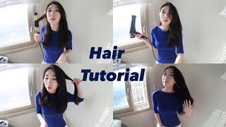 봉고데기로 고급스럽고 세련된 헤어연출 방법 (feat. C컬 웨이브 ) * 머리 뽕(볼륨) 넣는 꿀팁🍯 Hair Tutorial VLOG