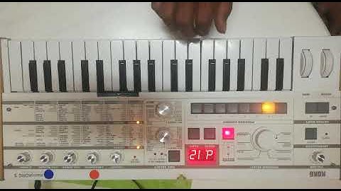 Microkorg s Keyboard lesson (synth) Am