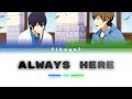 Free! Always Here - Haruka and Makoto//Color Coded//English, Kanji, and Romanji Lyrics