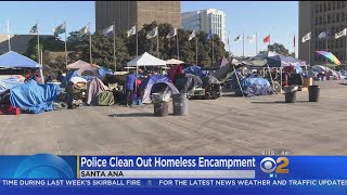 Santa Ana Cracks Down On Homeless Encampment