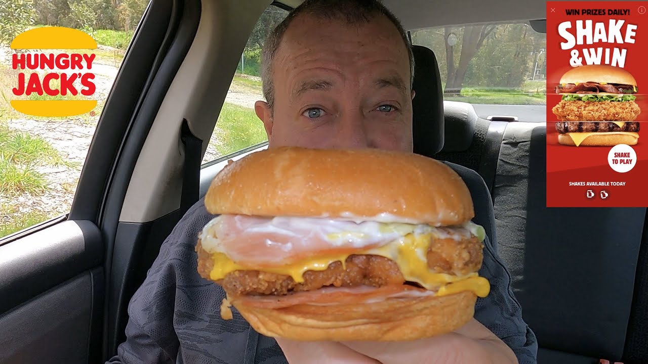 Baconator Jack’s Fried Chicken Burger & A Little Shake ‘n’ Win YouTube