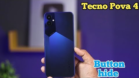 How To Hide Navigation Button In Tecno Pova 4, Hide Back Button Setting In Tecno Pova 4,
