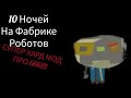 Первоапрельское меню игры &quot;10 Ночей На Фабрике Роботов&quot;