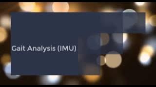 Gait Analysis (IMU)