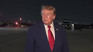 トランプ氏が搭乗機変更について説明 「命狙われる身であり