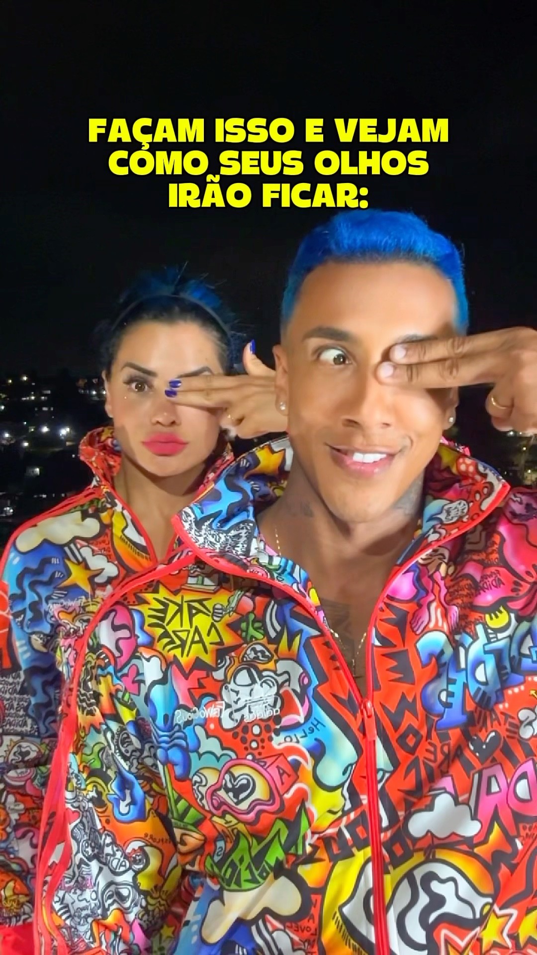E aí quem ficou com os olhos assim?​⁠@mayca.brasil #challenge #magic #apollosant #shorts
