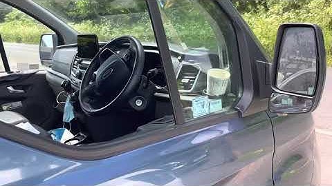 Ford Transit custom mirror fold and window roll up