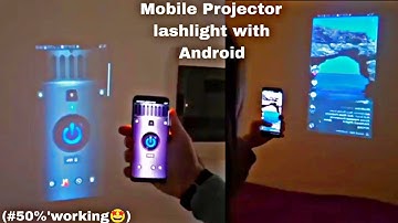 How to Mobile FlashLight Video Projector in Any Mobile💯😱| FlashLight HD Video Projector Tutorial