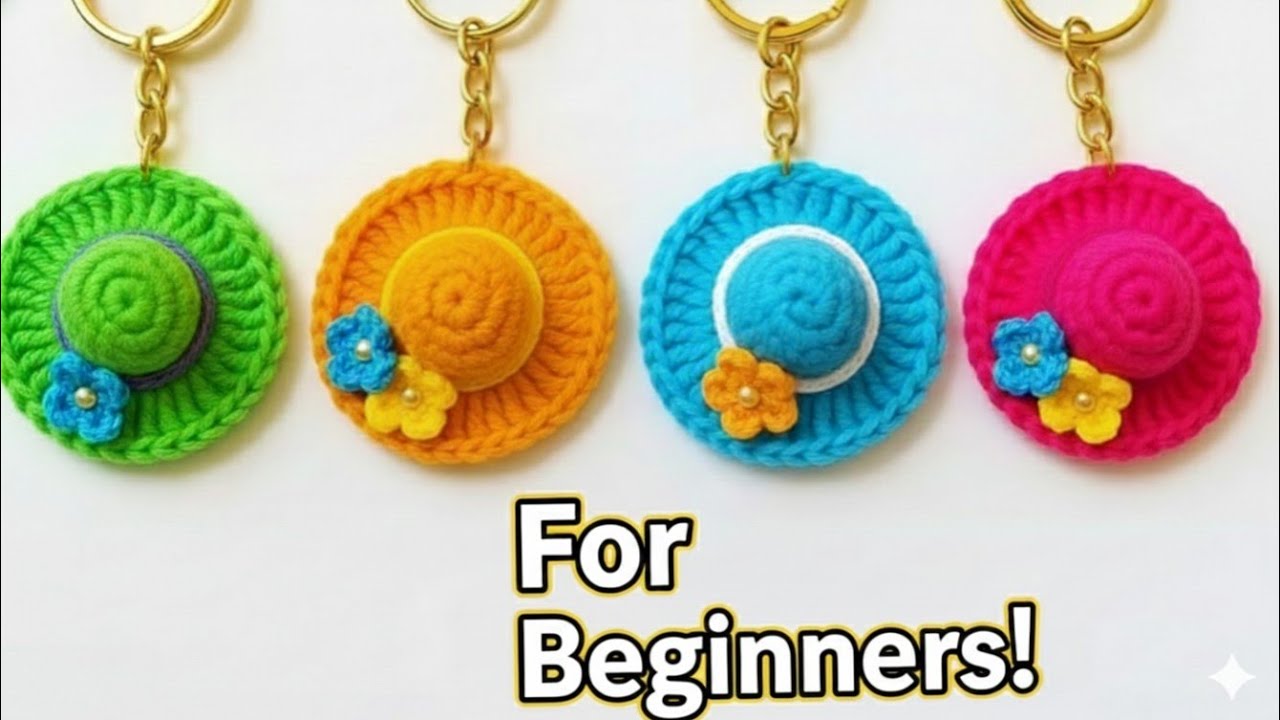 Crochet Cute Mini Hat Keychain: The Ultimate DIY Craft Guide!