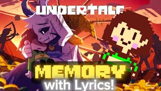 Memory with Lyrics! (UNDERTALE) 