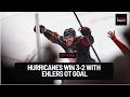 Hurricanes Win 3-2 Woth Ehlers OT Goal