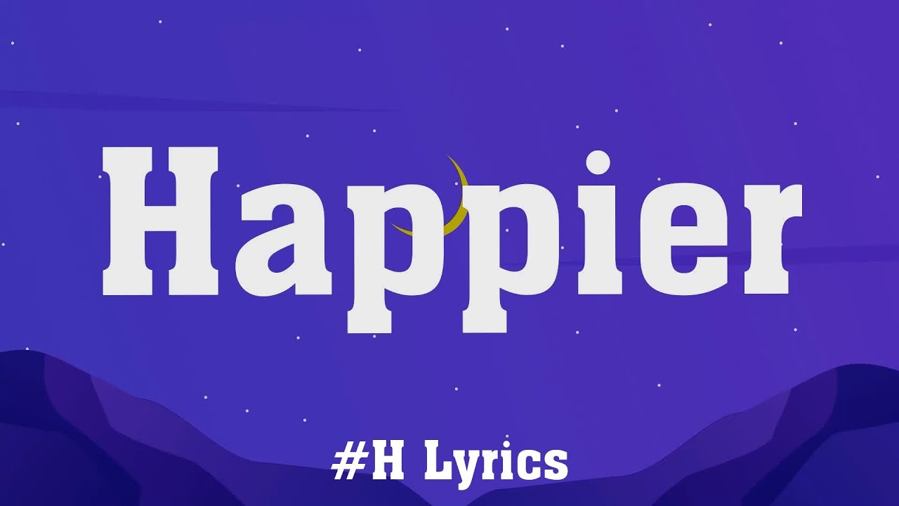 Olivia Rodrigo   Happier Mix Lyric Video  Conan Gray Madison Beer