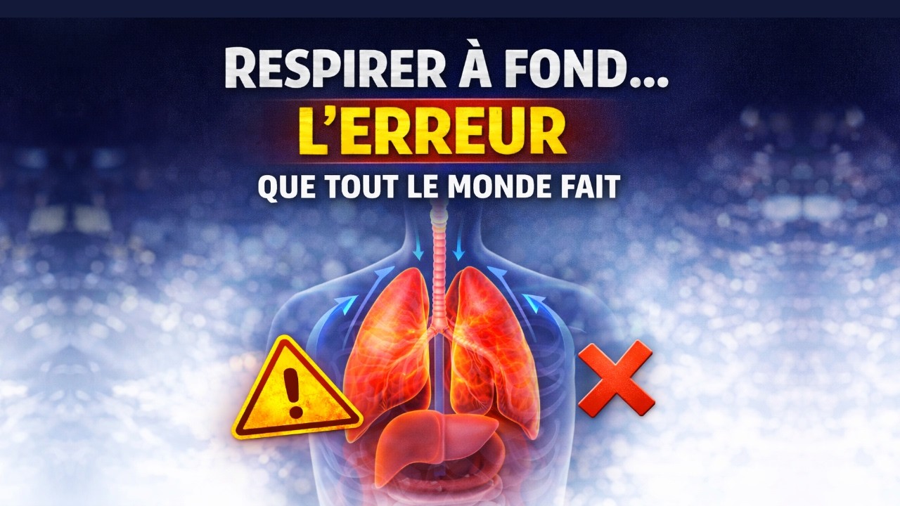 Respirer à fond… l’erreur que tout le monde fait !