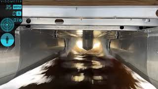 VARA® Foil Pontoon Hydrofoil in Action: 35 MPH Under-Boat View