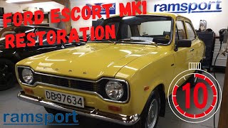 Mk1 Ford Escort Restoration in under 10 minutes | Ramsport