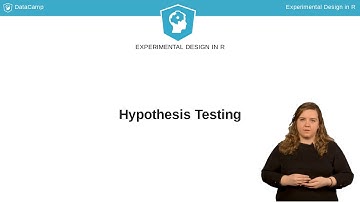 R Tutorial : Hypothesis Testing