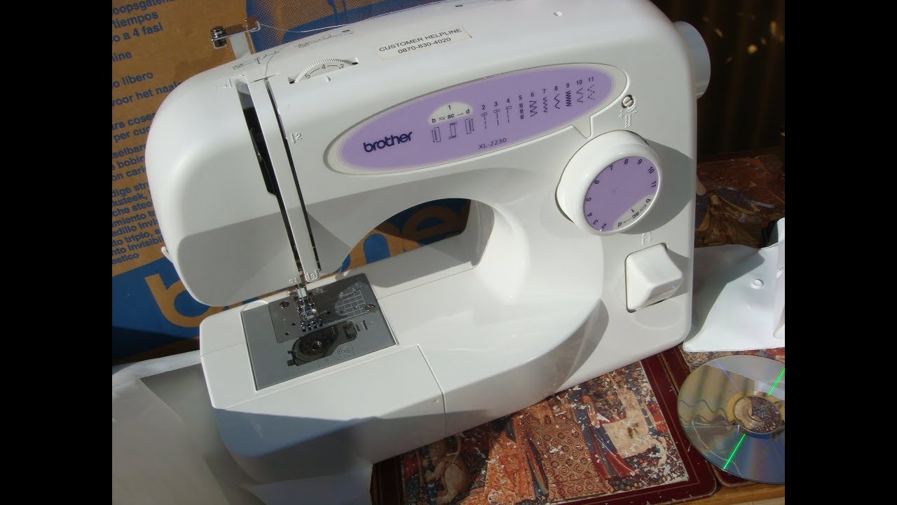 BROTHER SEWING MACHINE MODEL XL2230 & PEDAL & ACCESSORIES SEE VEDIO