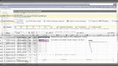Video about Concerto Projects, A Complete Project Management Solution